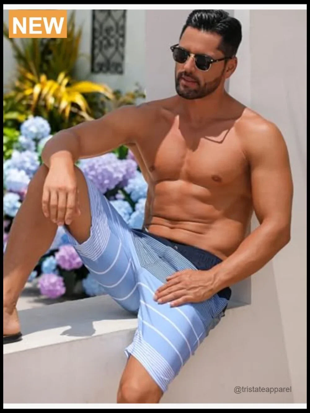 Men's Quick Dry Swim Trunks Board Shorts with Mesh Lining